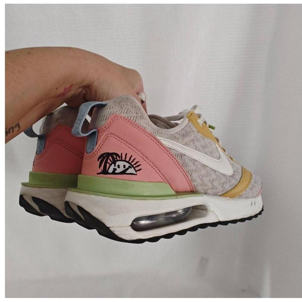 Nike Air Max Dawn SE Sun Club Sneakers DJ9986-100 Palm Tree Pink Green Ochre W 8 - Picture 8 of 11